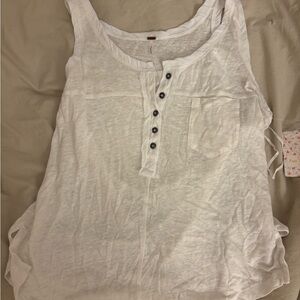 White Sleeveless Top